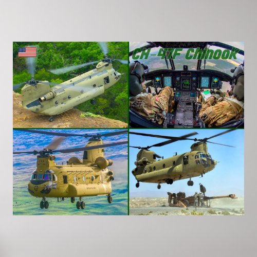 CH_47F CHINOOK POSTER