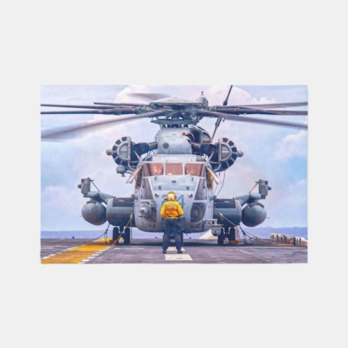CH_53E SUPER STALLION RUG