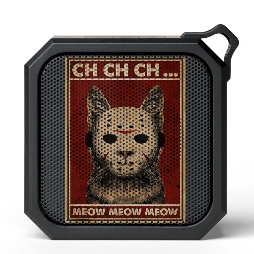 Ch Ch Ch Meow Meow Scary Halloween Cat Horror Slas Bluetooth Speaker