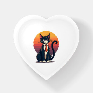 Ch Ch Ch Meow Meow Scary Halloween Costume Cat T-S Paperweight