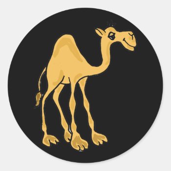 Ch- Funny Cartoon Camel Stickers by inspirationrocks at Zazzle