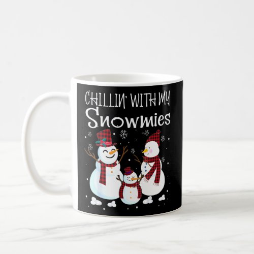 Ch Il Lin With My Snowmies Family Pajamas Snowman  Coffee Mug