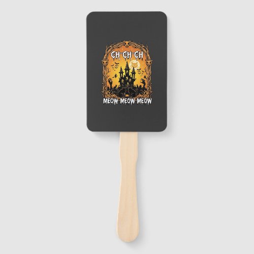 Ch Meow Halloween Haunted Castle_1 Hand Fan