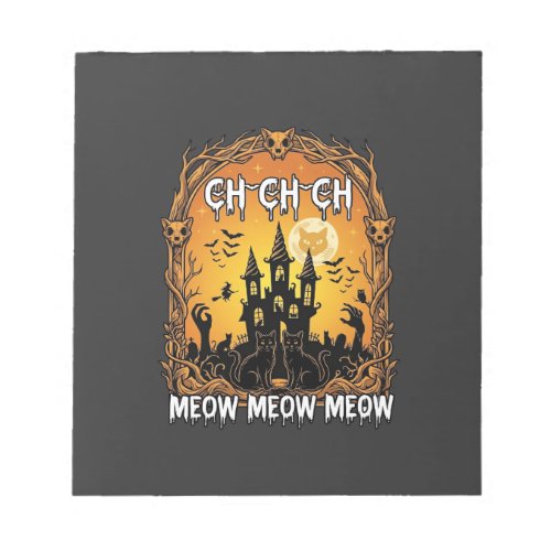 Ch Meow Halloween Haunted Castle_1 Notepad
