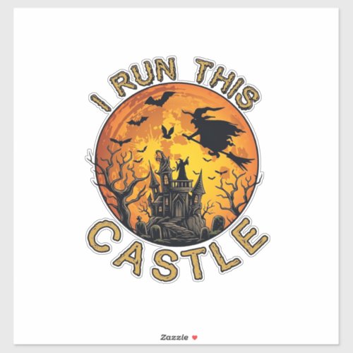 Ch Meow Halloween Haunted Castle (2)_1 Sticker