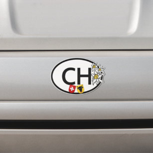 CH Swiss & Canton Uri Coat of Arms Oval Sticker