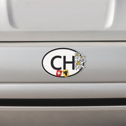 CH Swiss  Canton Uri Coat of Arms Oval Sticker