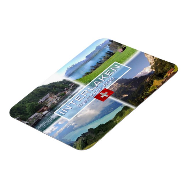 CH Switzerland - Interlaken - Lake Thun - Thunerse Magnet (Left Side)