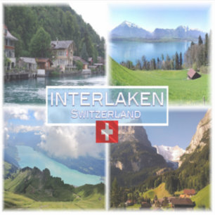 CH Switzerland - Interlaken - Lake Thun - Thunerse Sticker