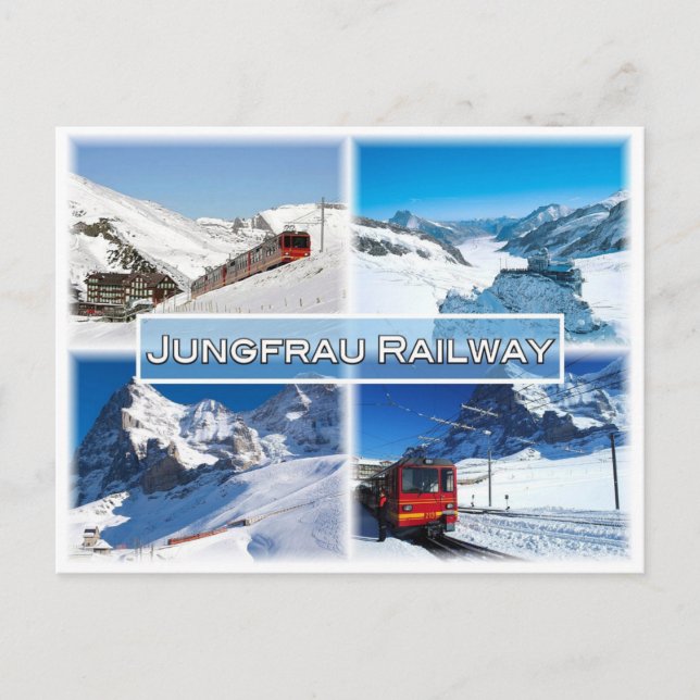 CH Switzerland -  Jungfrau Railway - Postcard (Front)