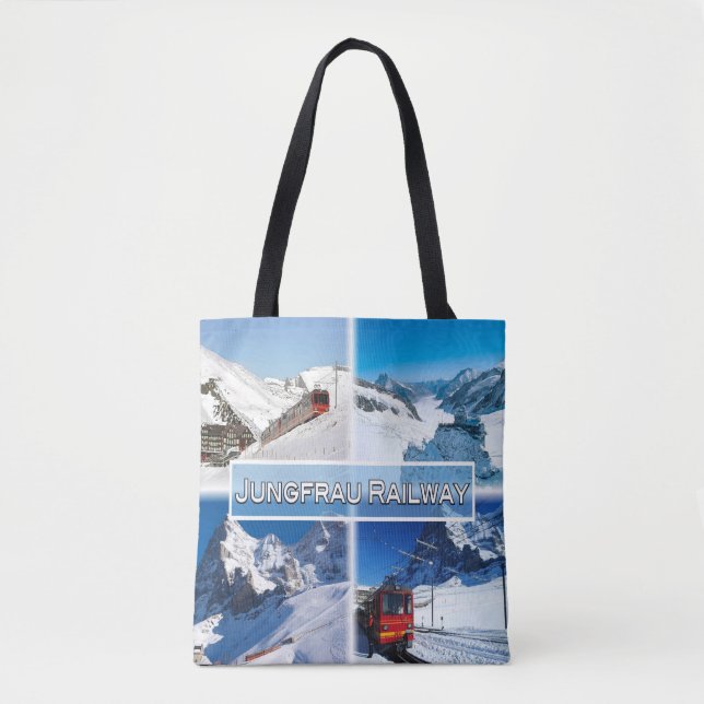 CH Switzerland -  Jungfrau Railway - Tote Bag (Front)