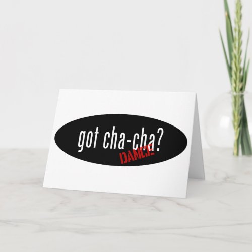 Cha_Cha Dance  Items  got cha_cha Card