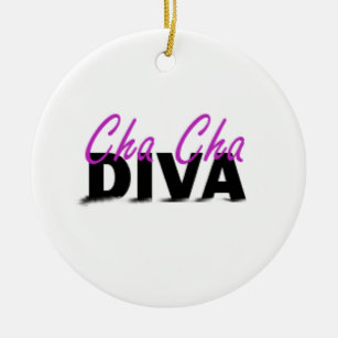 Cha Cha Diva Ceramic Ornament