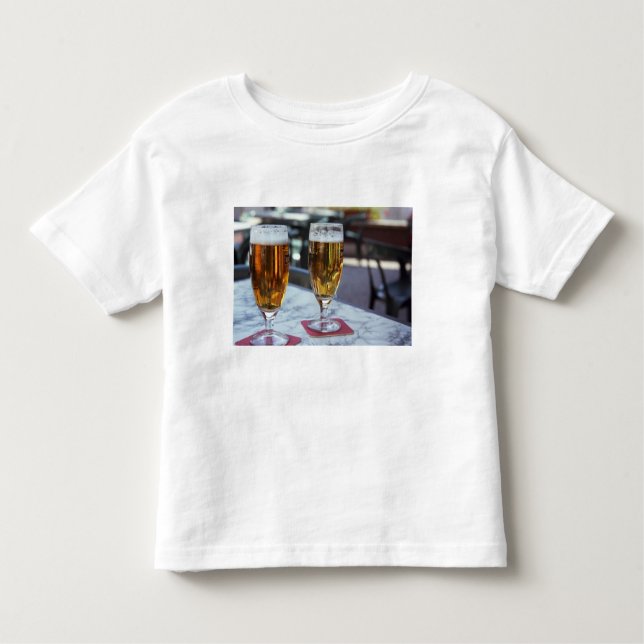 Chablis; two cool beers at 42 degrees hot summer toddler t-shirt (Front)