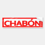 Chabón Stamp Bumper Sticker