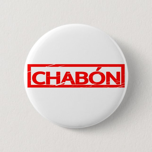 Chabón Stamp Button (Front)
