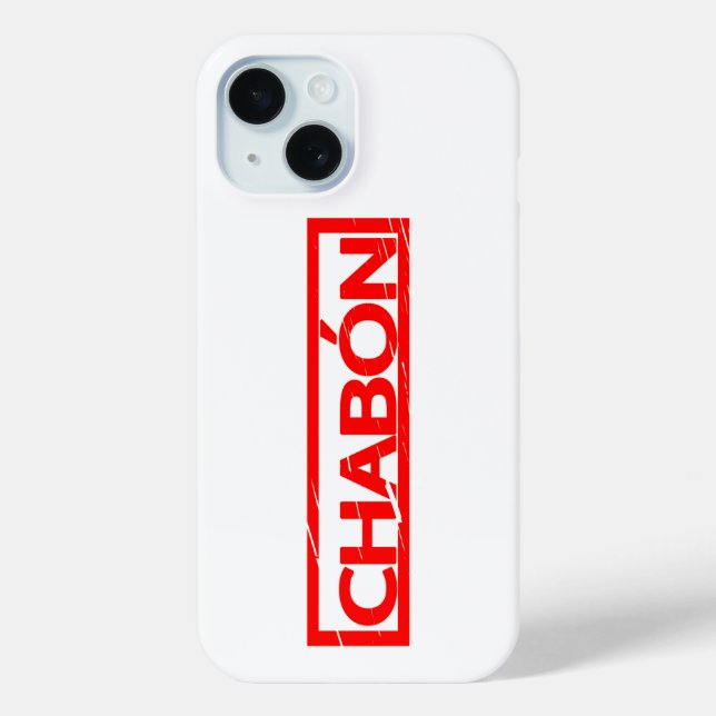 Chabón Stamp Case-Mate iPhone Case (Back)