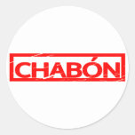 Chabón Stamp Classic Round Sticker