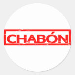 Chabón Stamp Classic Round Sticker