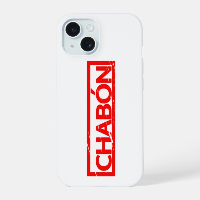 Chabón Stamp Iphone Case (Back)