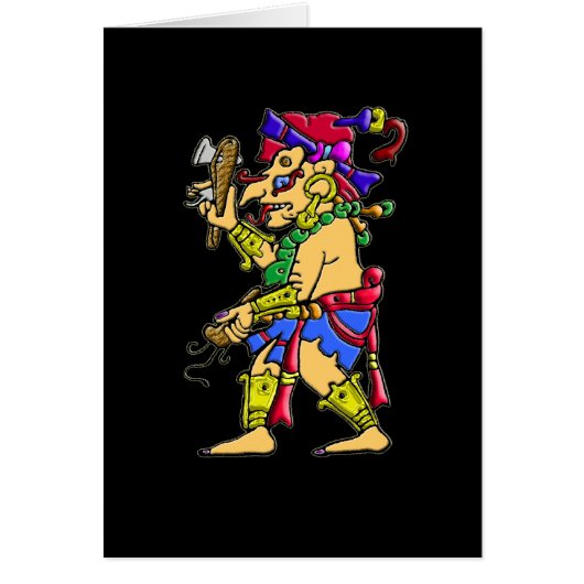 Chac mayan rain god cards (Front)
