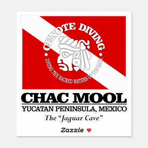 Chac Mool best caves Sticker
