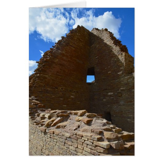 Chaco Canyon corner window Cards (Front)