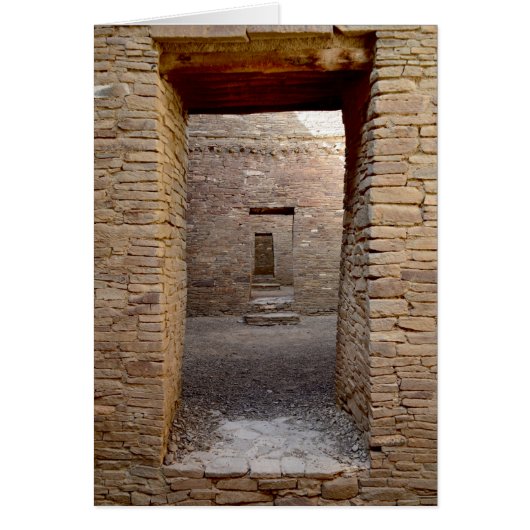 Chaco Canyon doorway Cards (Front)