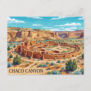 Chaco Canyon New Mexico Postcard
