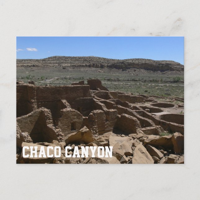 Chaco Canyon Postcard (Front)