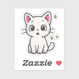 Chad 90s Glitter Gel Pen Style transparent sticker