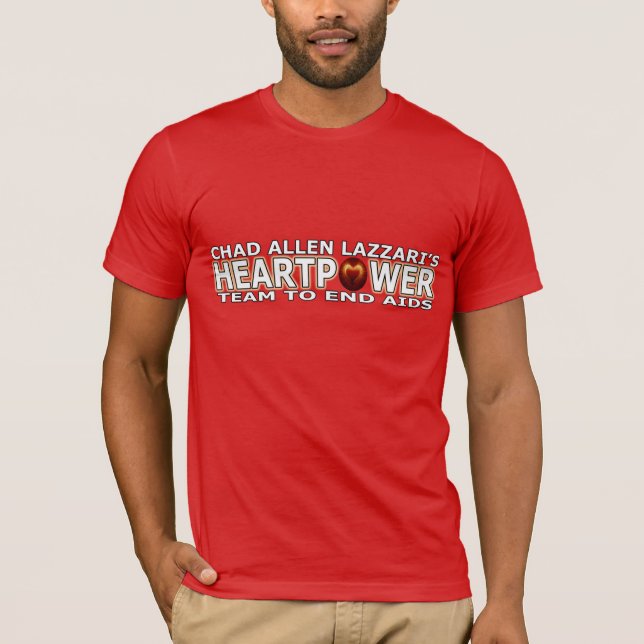 Chad Allen Lazzari Heartpower T-Shirt (Front)