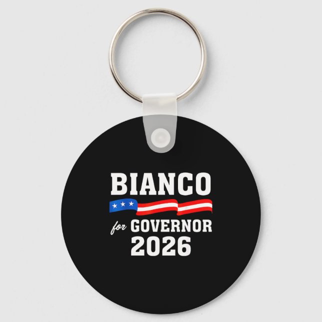 Chad Bianco For Governor Of California 2026  Keychain (Front)