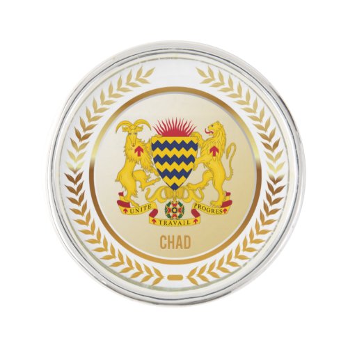 Chad Coat Of Arms Lapel Pin