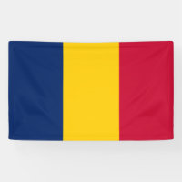 Chad flag banner