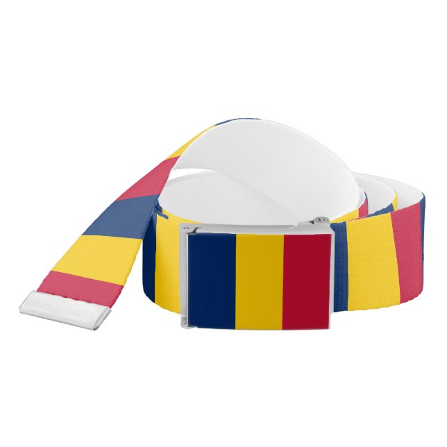 Chad Flag Belt (Snake)