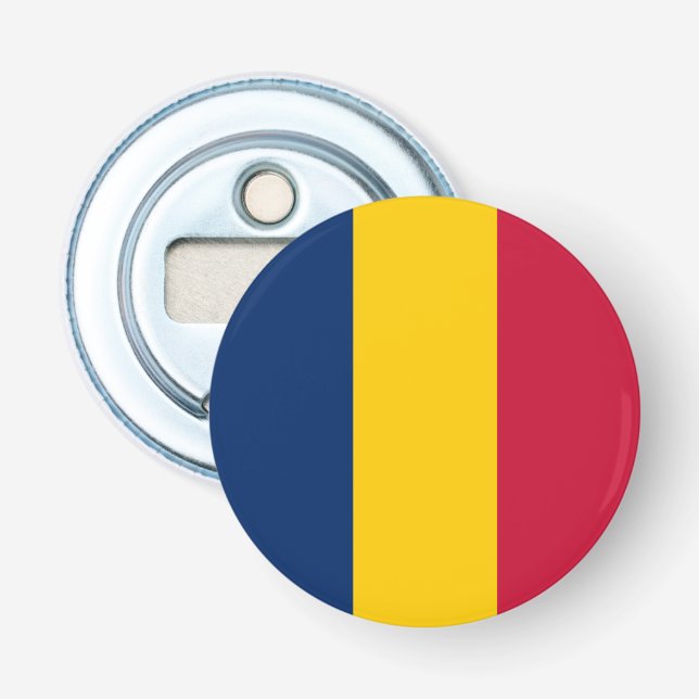 Chad Flag Bottle Opener (Front)