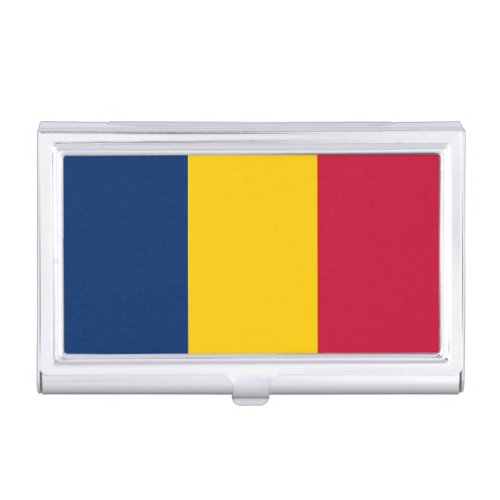 Chad Flag Business Card Case