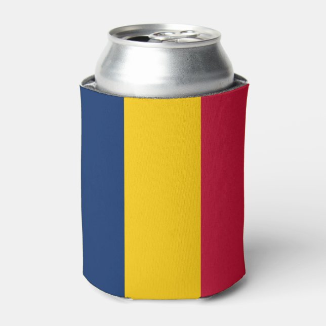 Chad Flag Can Cooler (Can Front)