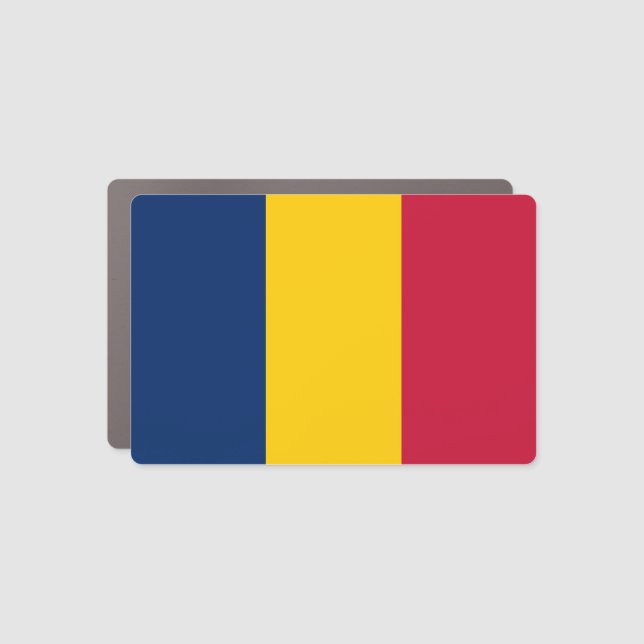 Chad Flag Car Magnet (Front)
