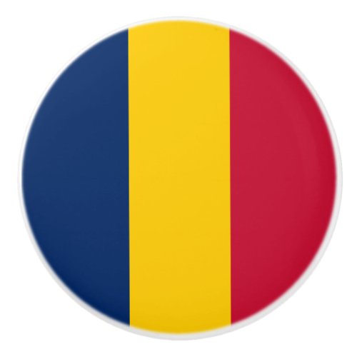 Chad Flag Ceramic Knob