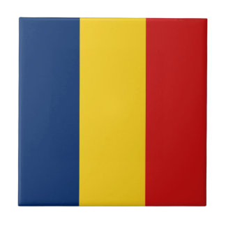 Chad Flag Ceramic Tile