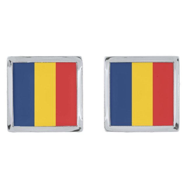 Chad Flag Cufflinks (Front)