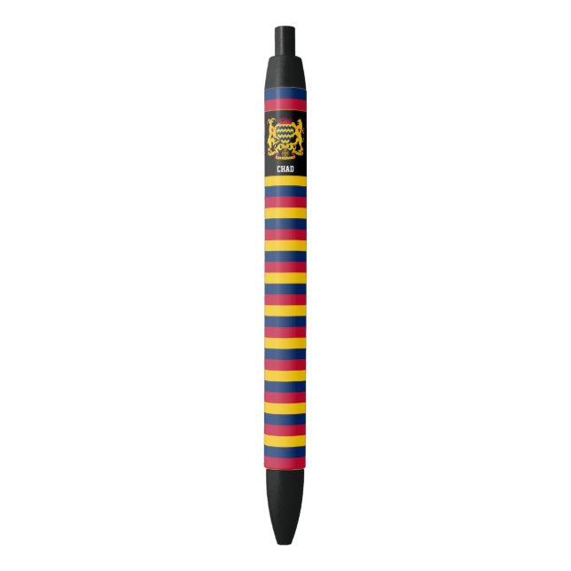 Chad Flag Cute Patriotic Pen (Front Vertical)