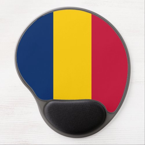 Chad Flag Gel Mouse Pad
