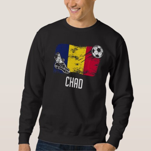 Chad Flag Jersey Chadian Soccer Team Chadian Sweatshirt