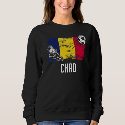 Chad Flag Jersey Chadian Soccer Team Chadian Sweatshirt