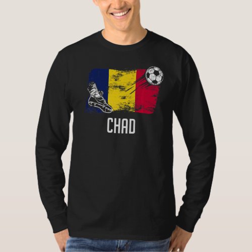 Chad Flag Jersey Chadian Soccer Team Chadian T_Shirt
