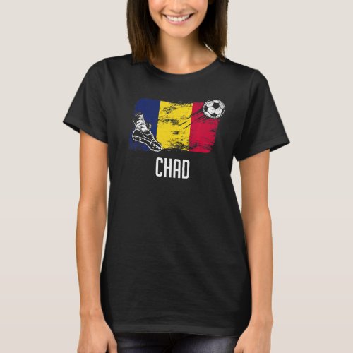 Chad Flag Jersey Chadian Soccer Team Chadian T_Shirt