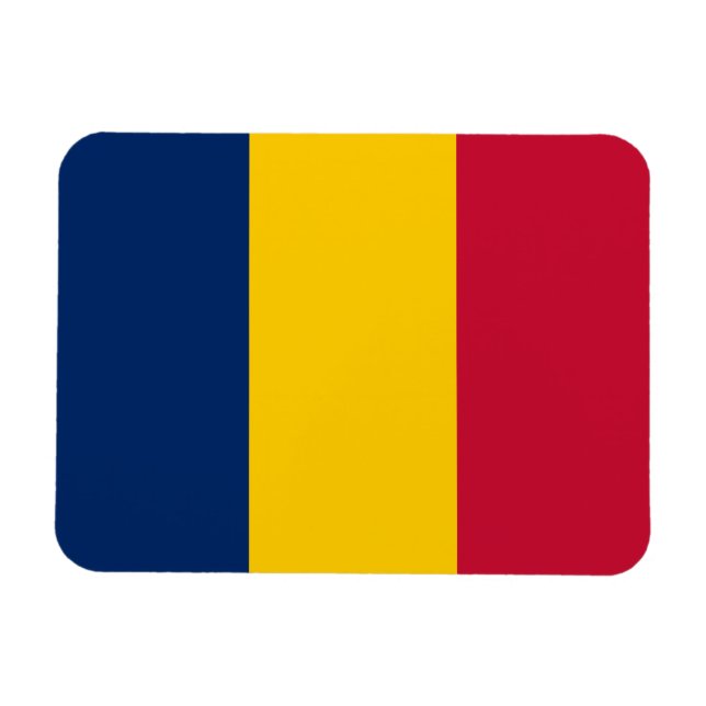 Chad Flag Magnet (Horizontal)